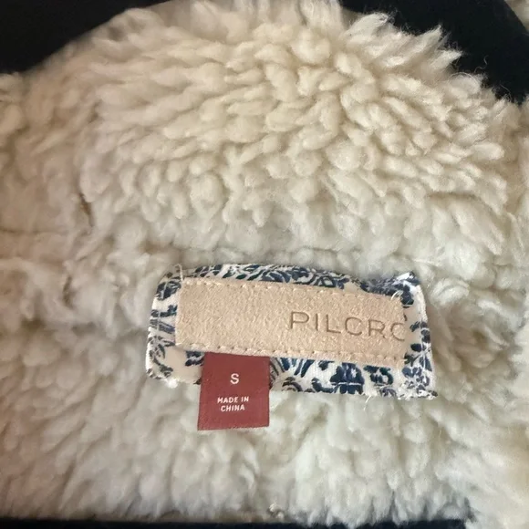 ANTHROPOLOGIE Pilcro Reversible Sherpa Coat - Picture 9 of 11